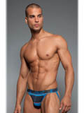 C-IN2 Pop Stripes Street Jock - Deep Water Blue