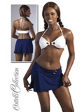 Top und Minirock Sailor