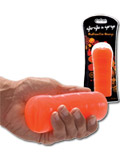 CyberSkin Pussy Stroker Radioactive Orange