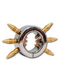 Ring mit Imbus und 6 Spitzdornen - Breite 25 mm